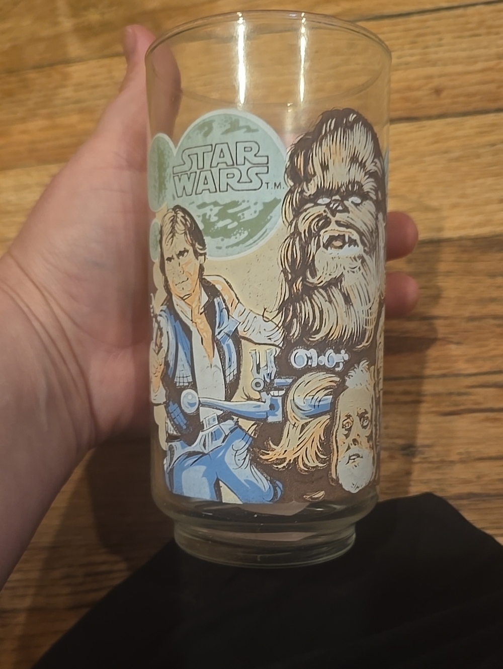 1977 Burger King Star Wars Chewbacca glass cup